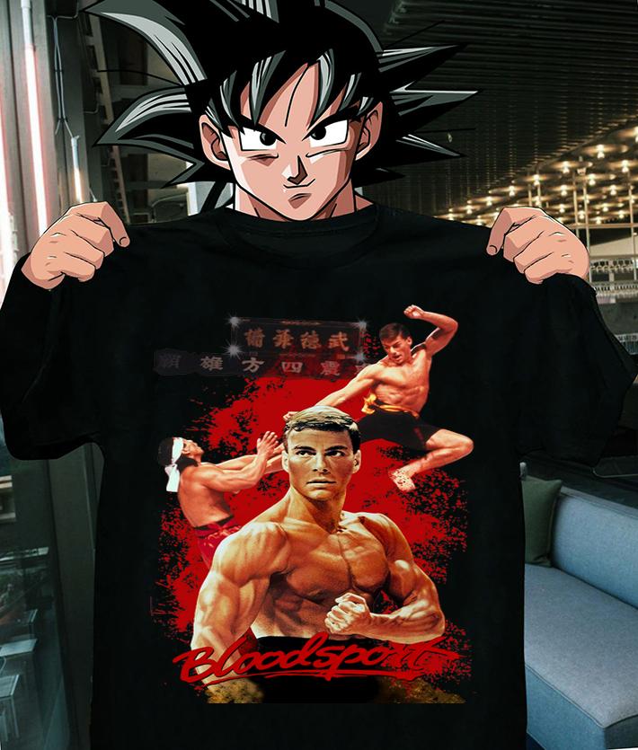 Bloodsport Van Damme Retro Fighting Movie t-shirt shirt