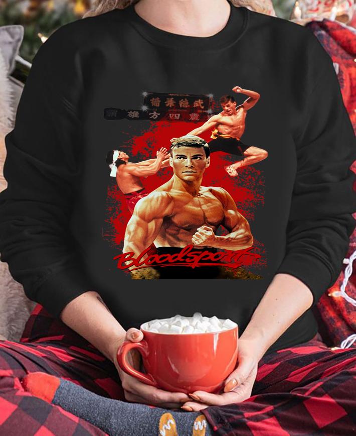 Bloodsport Van Damme Retro Fighting Movie t-shirt sweatshirt