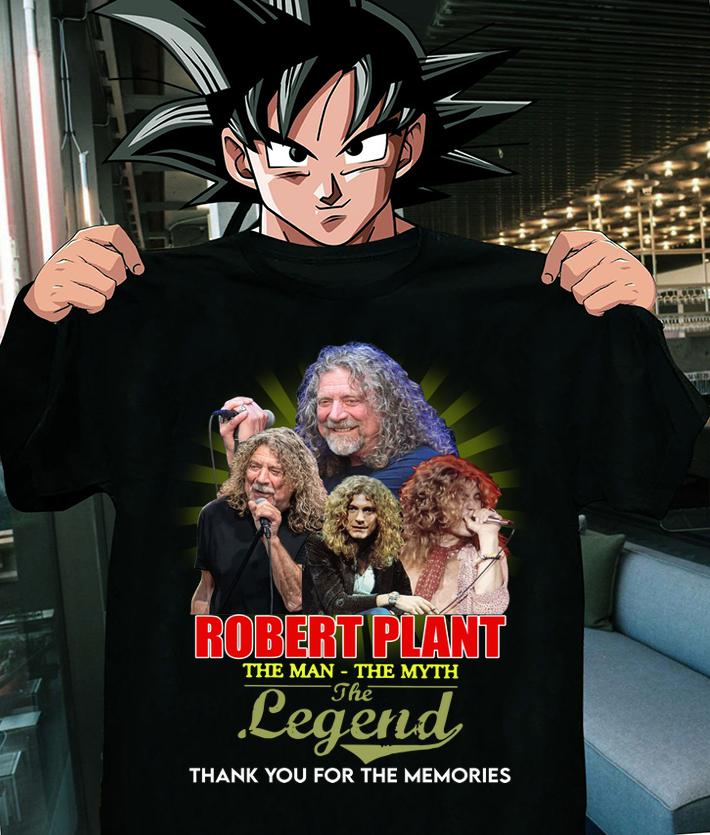 Robert Plant the man the myth the legend thank you for the memories t-shirt shirt