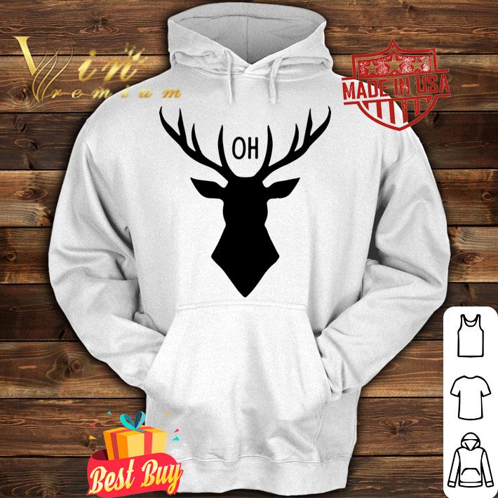 Oh Deer Gift Funny Pun Men Women Christmas Reindeer t-shirt hoodie