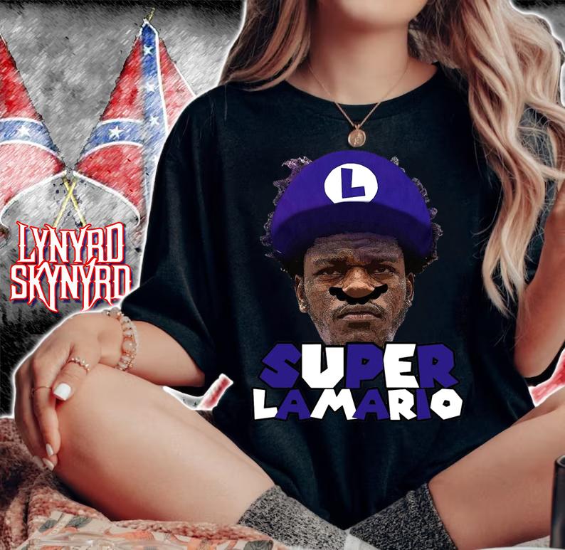 Super Lamario Jackson Baltimore Ravens t-shirt woman shirt