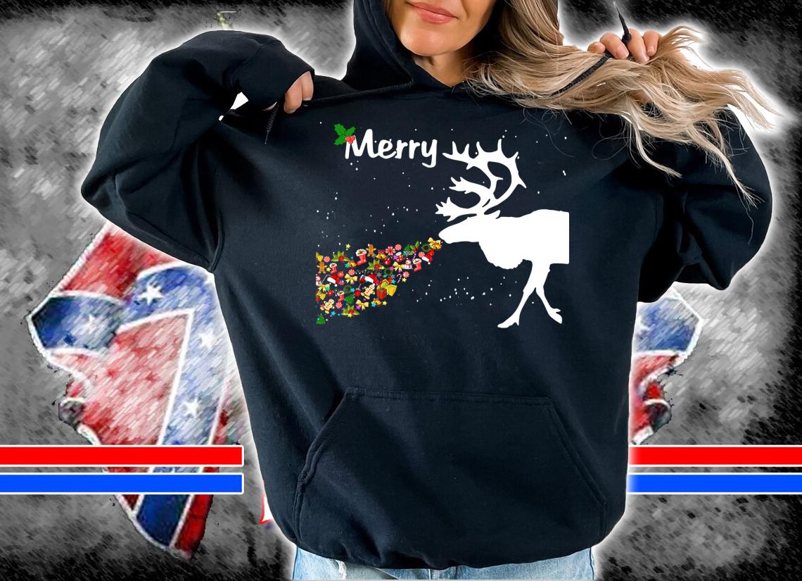 Couples Sick Reindeer DIY Funny Ugly Christmas Sweater sweater t-shirt hoodie