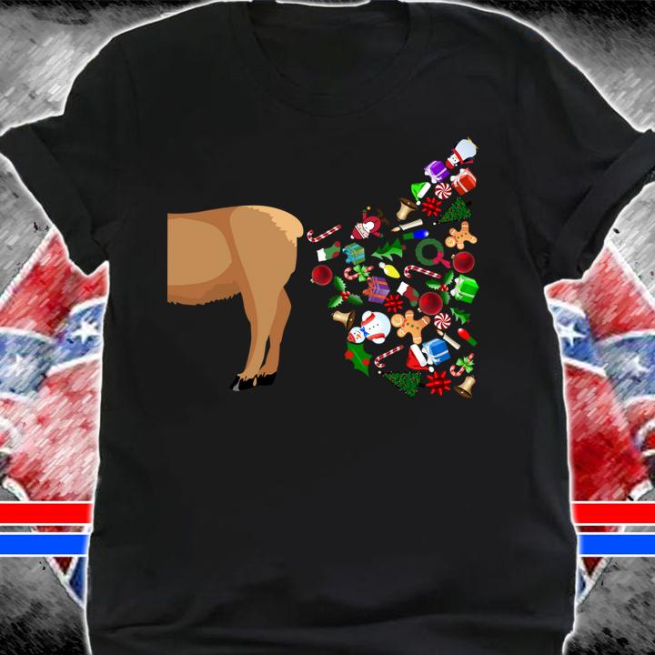 Couples Sick Reindeer DIY Funny Ugly Christmas Sweater t-shirt shirt