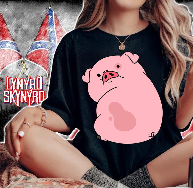 Disney Channel Gravity Falls Waddles the Pig t-shirt woman shirt