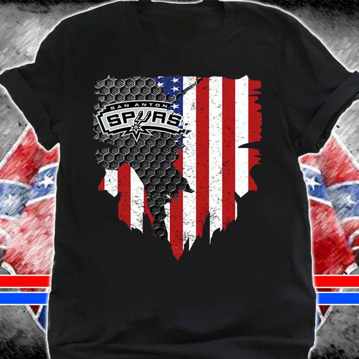 San Antonio Spurs American Flag t-shirt shirt