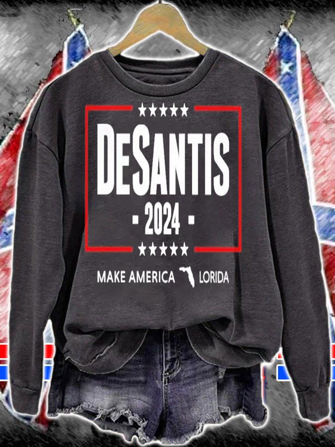 DeSantis 2024 make America Florida t-shirt sweatshirt