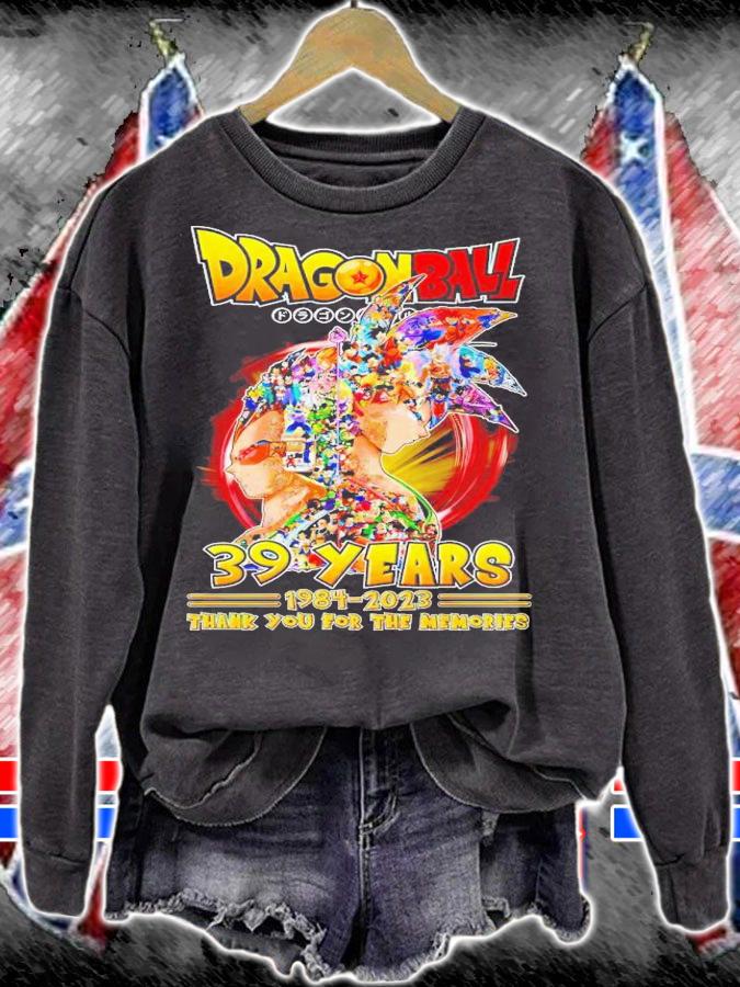 Dragon Ball 39 years 1984 2023 thank you for the memories t-shirt sweatshirt