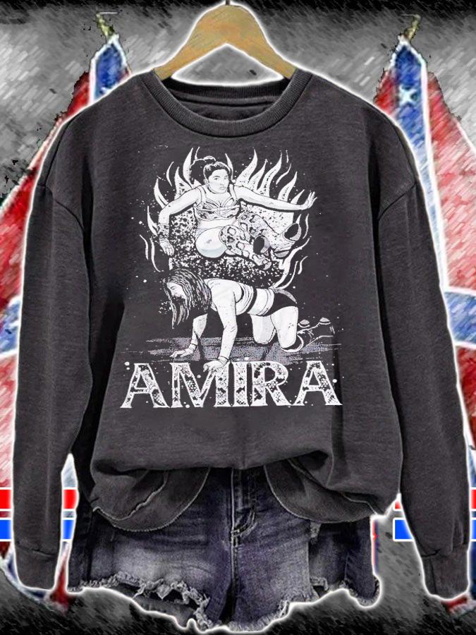 Amira no cap to the back shirt t-shirt sweatshirt