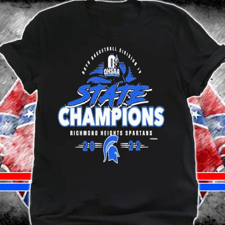 2022 OHSAA Boys Basketball Division IV State Champions Richmond Heights Spartans shirt t-shirt shirt