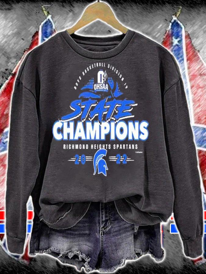 2022 OHSAA Boys Basketball Division IV State Champions Richmond Heights Spartans shirt t-shirt sweatshirt