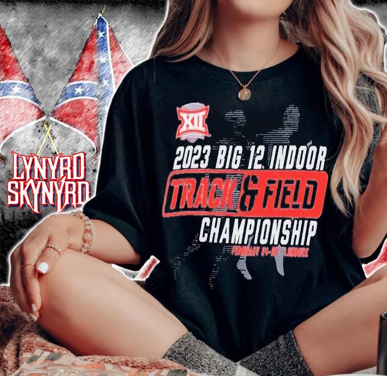 2023 Big 12 Indoor track and field Championship shirt t-shirt woman shirt