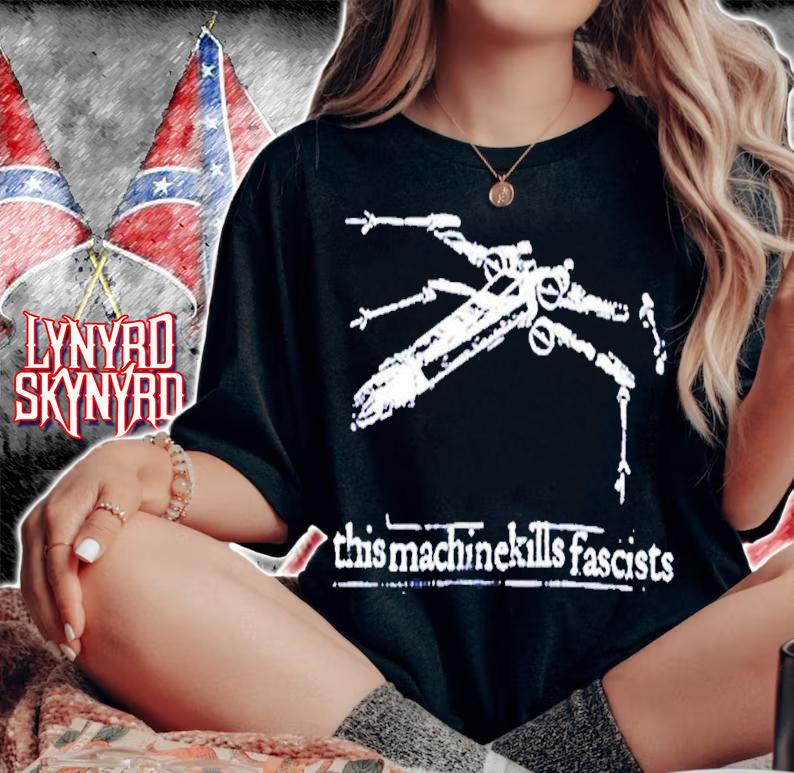 Awesome illwillpunx This Machine Kills Fascists Shirt t-shirt woman shirt