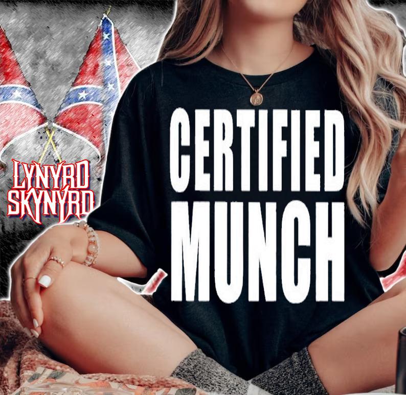 Certified munch shirt t-shirt woman shirt
