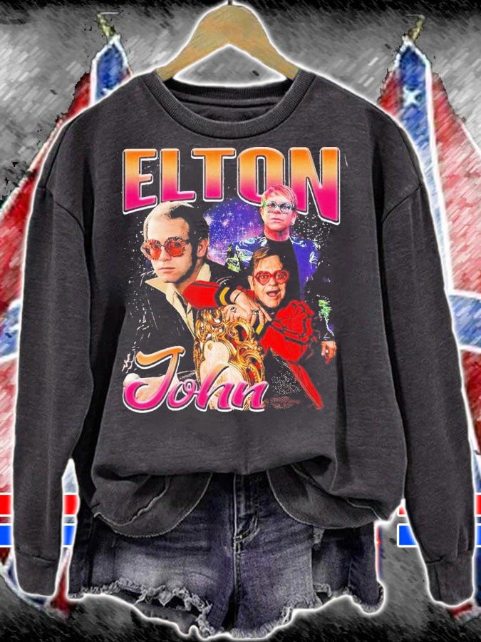 Elton John graphic shirt t-shirt sweatshirt