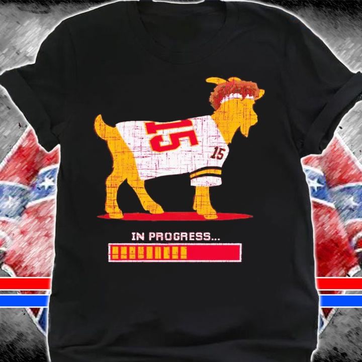 G.O.A.T. in progress Kansas City Chiefs shirt t-shirt shirt