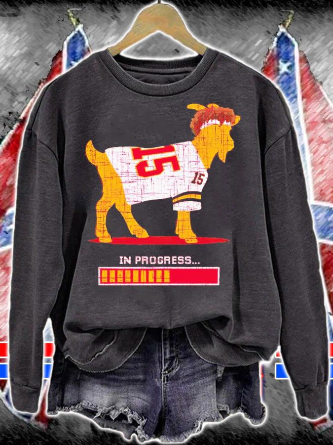 G.O.A.T. in progress Kansas City Chiefs shirt t-shirt sweatshirt
