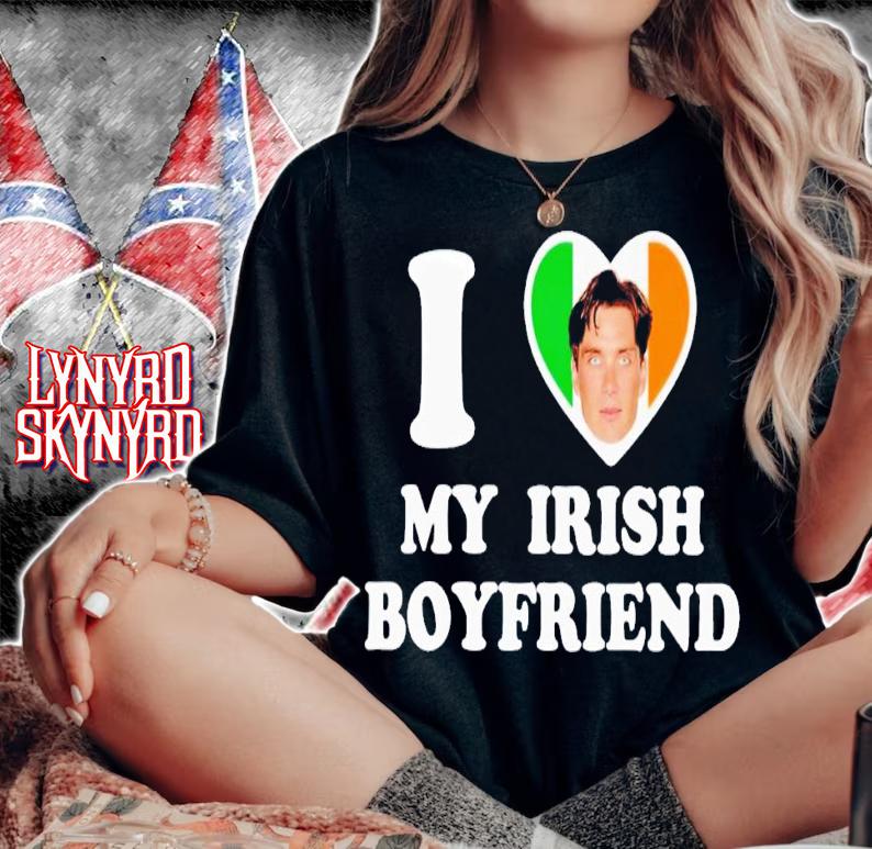 I heart my irish boyfriend Cillian Murphy shirt t-shirt woman shirt