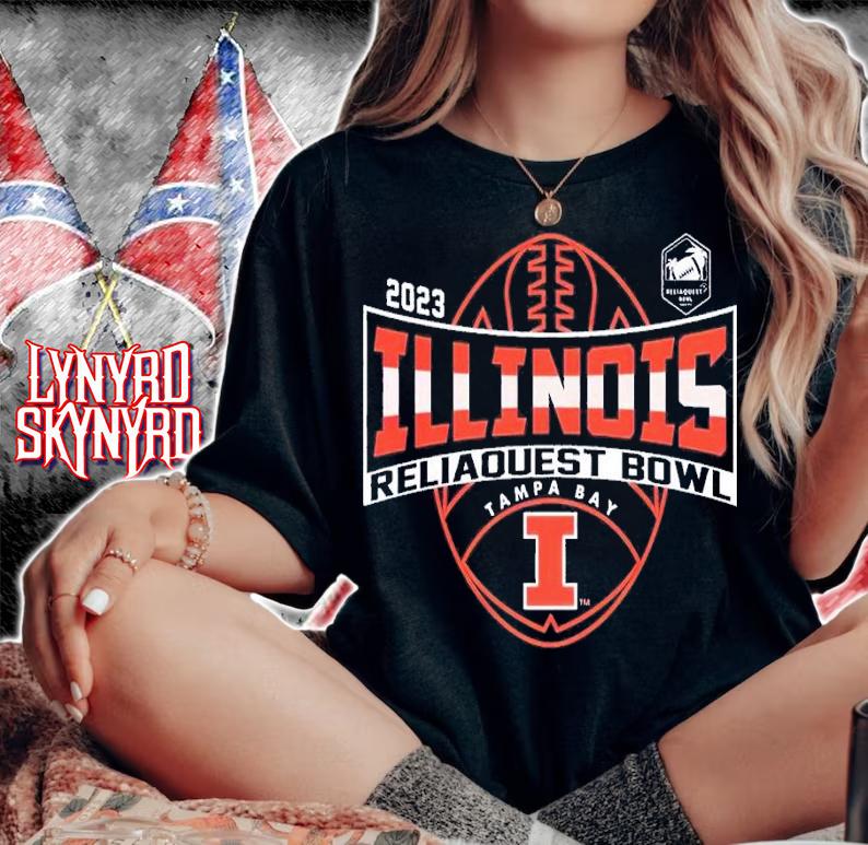 Illinois Football 2023 Reliaquest Bowl shirt t-shirt woman shirt