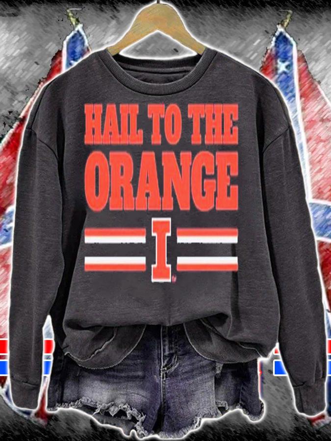 Illinois hail to the orange shirt t-shirt sweatshirt