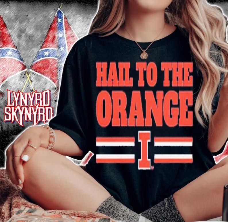 Illinois hail to the orange shirt t-shirt woman shirt