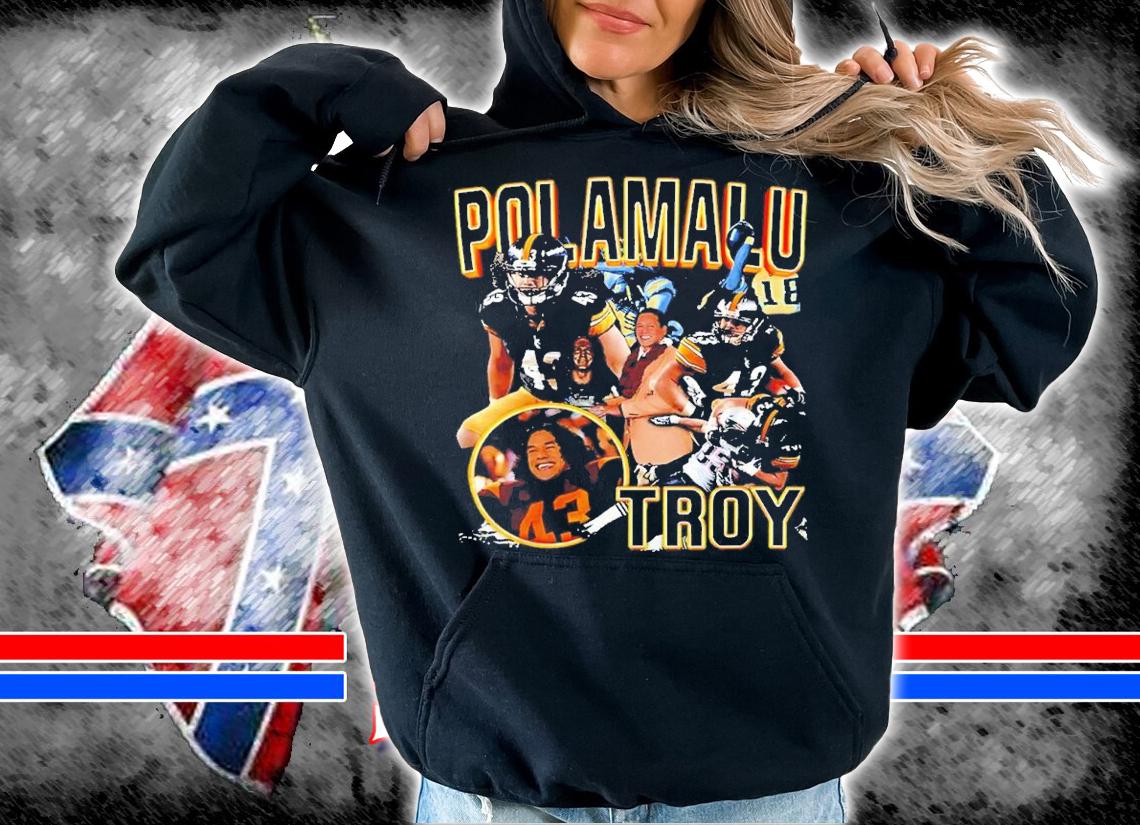 Honey Badger Wearing Troy Polamalu Pitt Dreams Shirt t-shirt hoodie