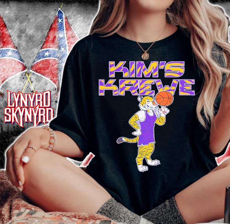 LSU Tigers Kim's Krewe shirt t-shirt woman shirt