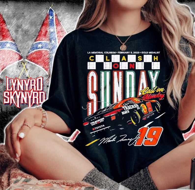 Martin Truex Jr Clash on Sunday Cast on Monday shirt t-shirt woman shirt
