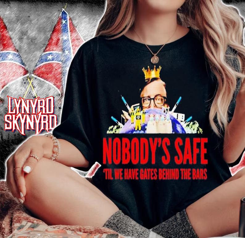 Nobody's safe til we have gates behind the bars shirt t-shirt woman shirt