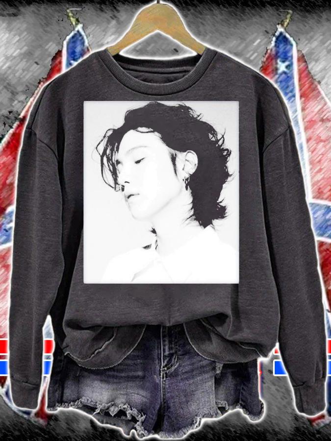 BTS Suga Beauty Yoongi Long Hair T-Shirt t-shirt sweatshirt
