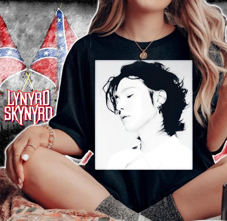 BTS Suga Beauty Yoongi Long Hair T-Shirt t-shirt woman shirt