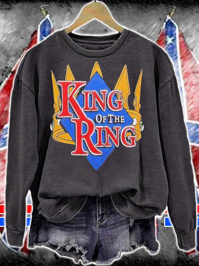 King Of The Ring Retro Event Logo shirt t-shirt sweatshirt