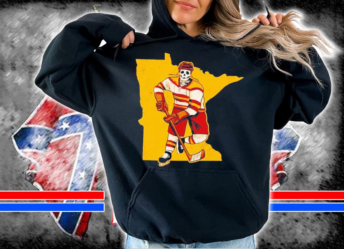 Minnesota Golden Gophers hockey 2023 skeleton shirt t-shirt hoodie