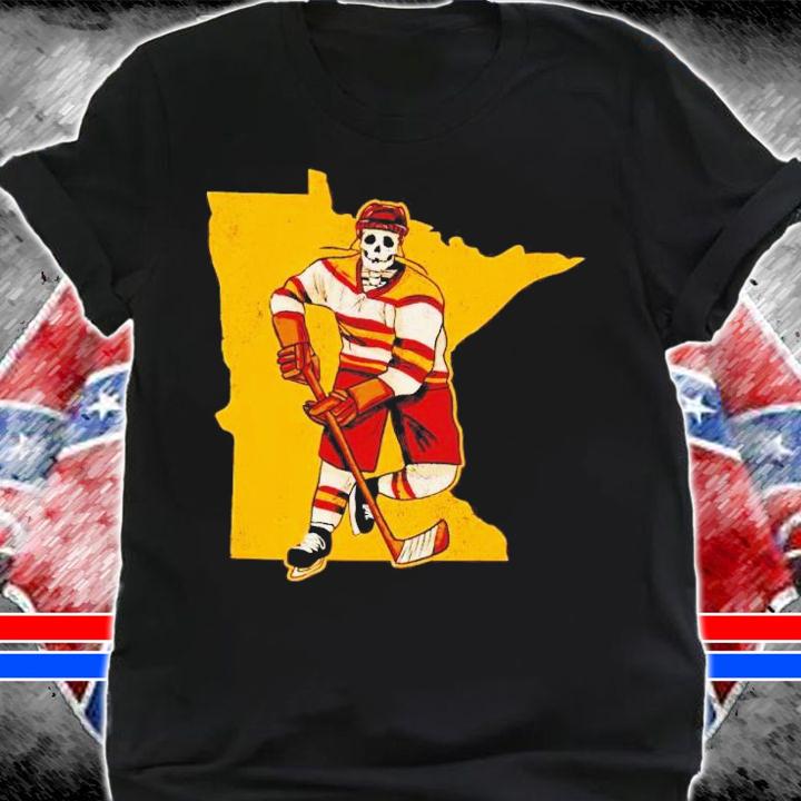 Minnesota Golden Gophers hockey 2023 skeleton shirt t-shirt shirt