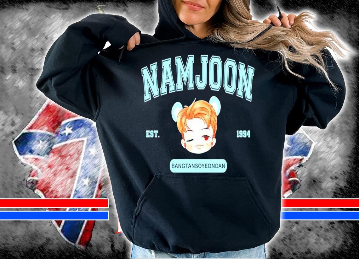 Namjoon Chibi Cute Vintage Bangtan BTS RM Est 1994 Shirt t-shirt hoodie