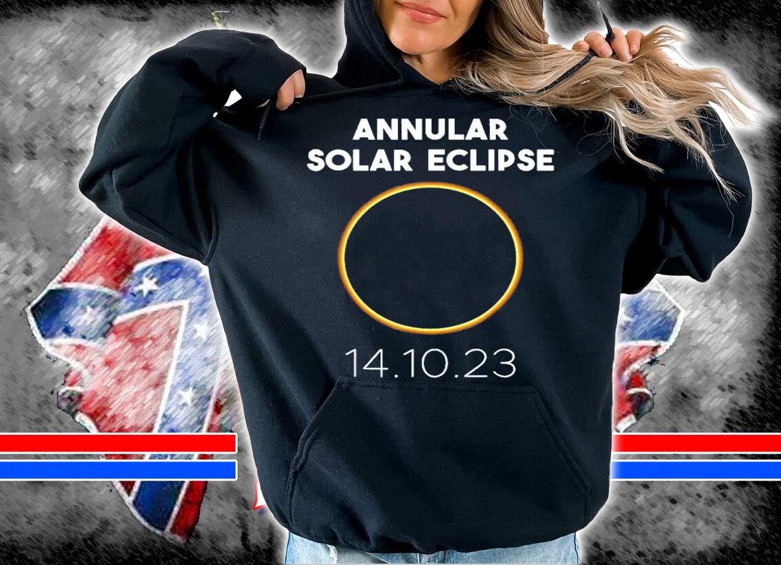 Annular Solar Eclipse 2023 October 14th shirt t-shirt hoodie