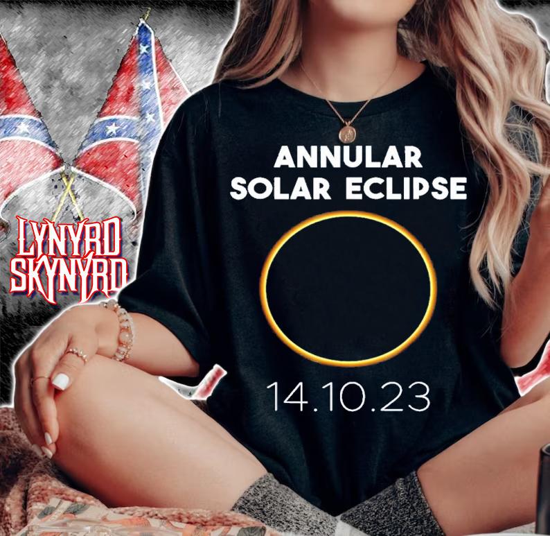 Annular Solar Eclipse 2023 October 14th shirt t-shirt woman shirt