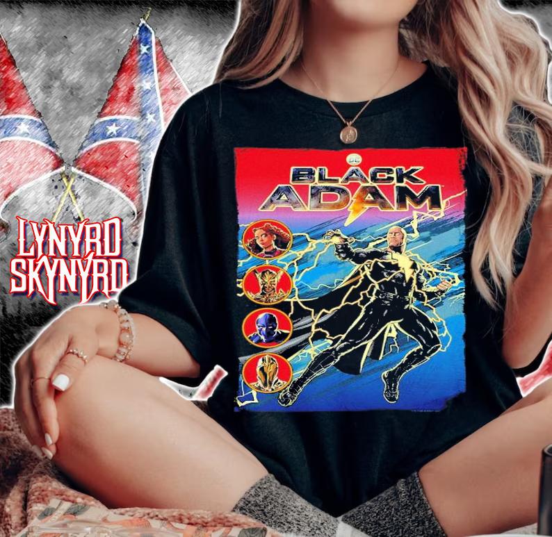 Black Adam Justice Cover shirt t-shirt woman shirt