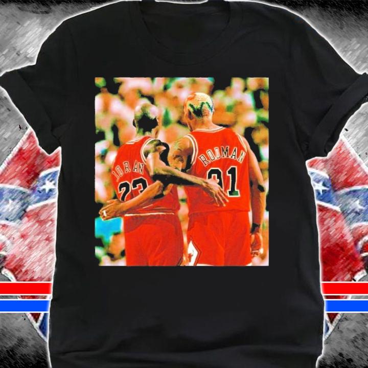 Double Monster Of Bulls MJ And Dennis Rodman Shirt t-shirt