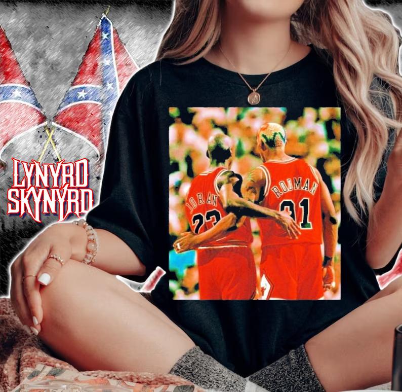 Double Monster Of Bulls MJ And Dennis Rodman Shirt t-shirt