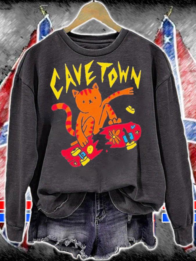 Cavetown Skate Cat Addison Grace T-Shirt t-shirt sweatshirt