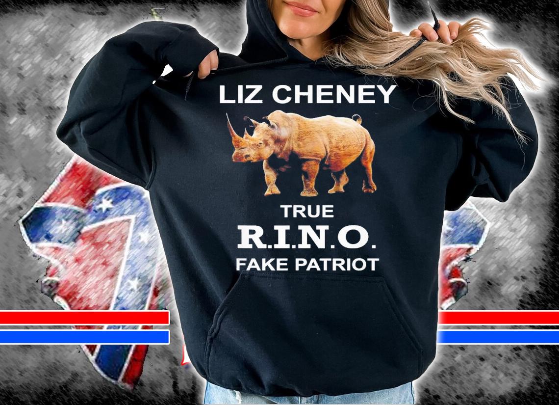 Liz Cheney True RINO Fake Patriot For President 2024 Election Cheney T-Shirt t-shirt