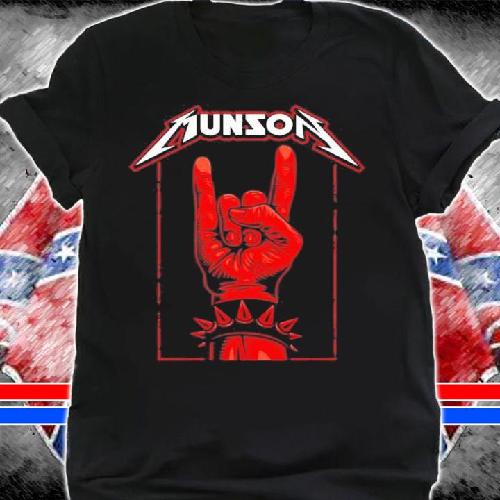 Munson Rocks Eddie Munson Most Metal Ever Stranger Thing T-Shirt t-shirt shirt