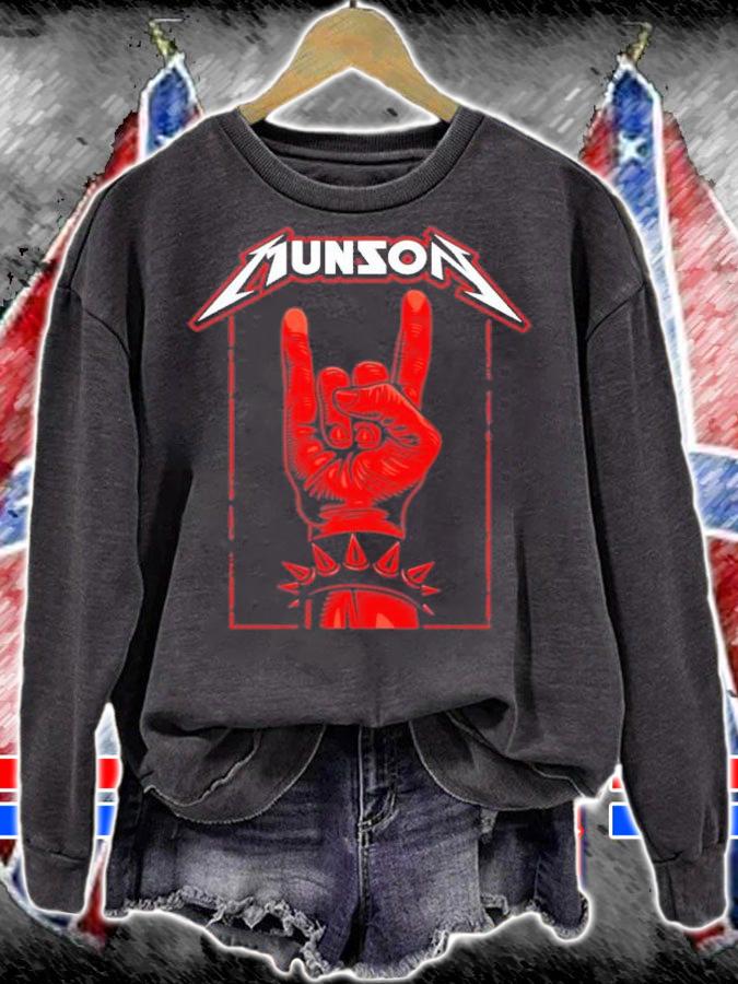 Munson Rocks Eddie Munson Most Metal Ever Stranger Thing T-Shirt t-shirt sweatshirt