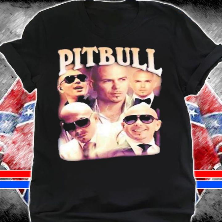 Pitbull Hip Hop Vintage 90s Rap Armando Cristian Prez T-Shirt t-shirt