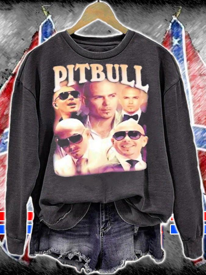 Pitbull Hip Hop Vintage 90s Rap Armando Cristian Prez T-Shirt t-shirt