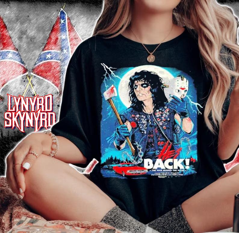 Alice Cooper He's Back The Man Behind The Mask Shirt t-shirt