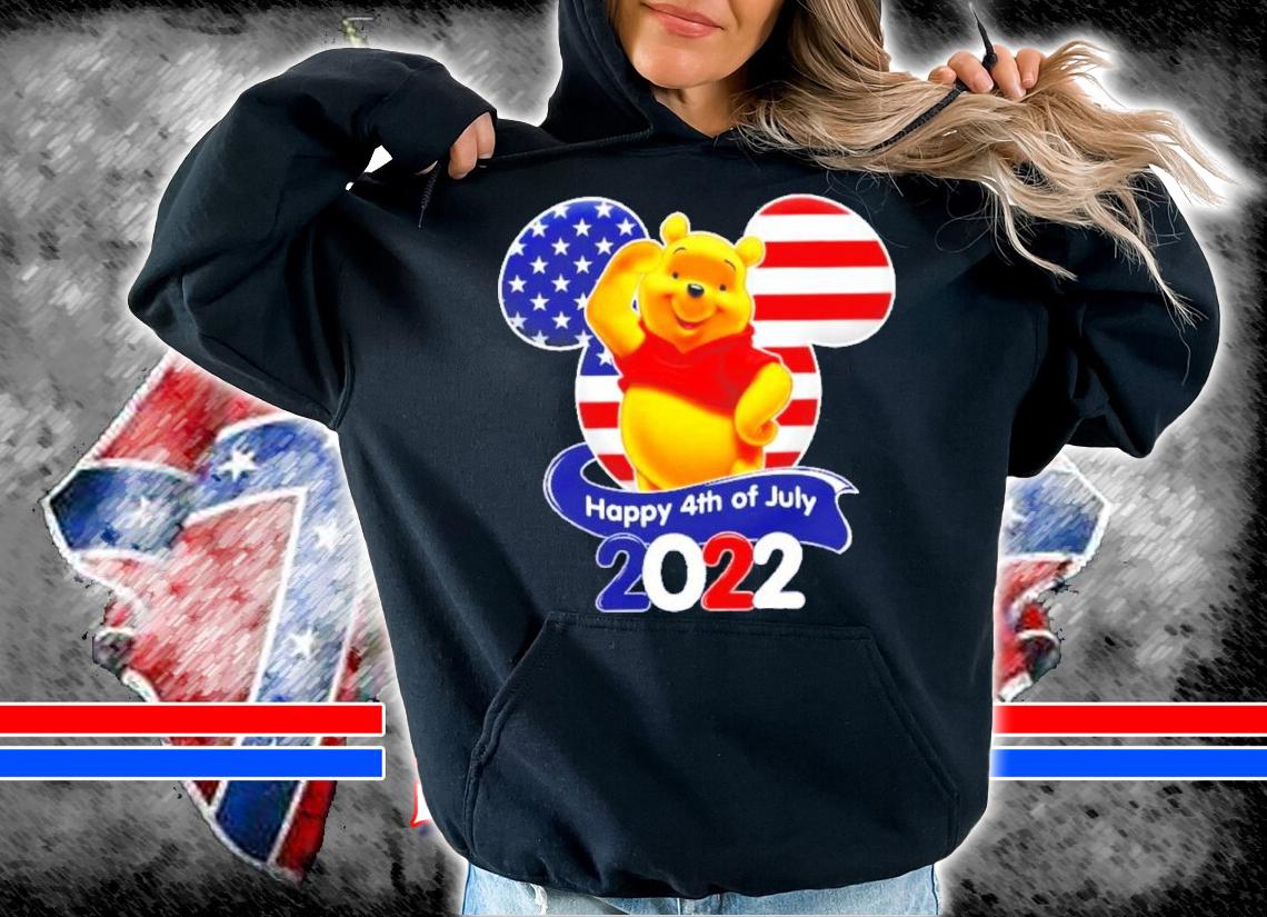 Brother Winnie The Pooh 4th Of July Colorful Disney Graphic Cartoon Shirt t-shirt hoodie