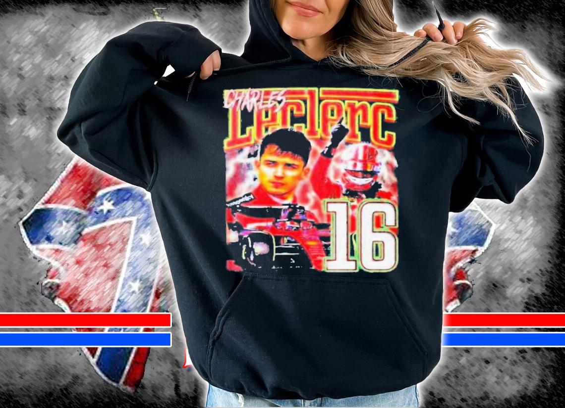 Charles Leclerc Formula 1 Racing Team Scuderia Ferrari 90s Vintage X Bootleg Style Rap T-Shirt t-shirt hoodie