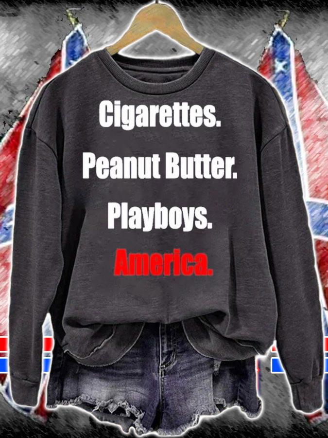 Cigarettes Peanut Butter Playboys America Shirt t-shirt
