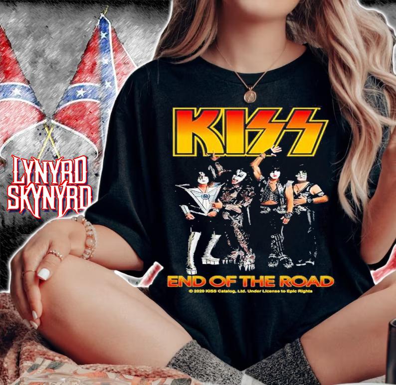 End Of The Road Kiss Band 2020 Shirt t-shirt